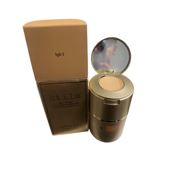 Stila Stay All Day Foundation & Concealer 1 oz / .04 oz Full Size (READ) - Picture 2 of 3